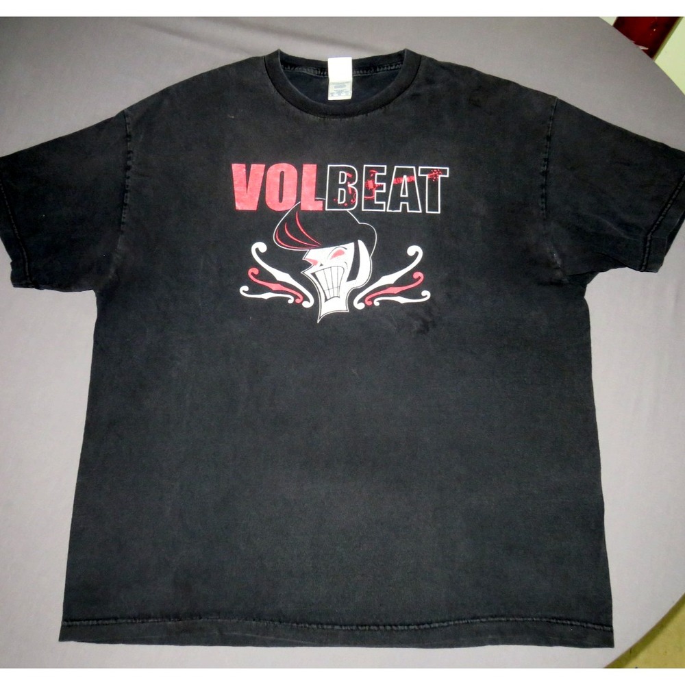 VOLBEAT Vintage Faded Black Metal Band‎ Tour T-Shirt Men's XL